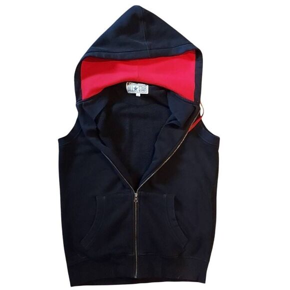 Converse All Star Sleeveless Hoodie - Picture 2 of 4